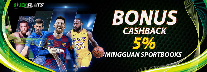 BONUS CASHBACK MINGGUAN SEBESAR 5% SPORTSBOOK